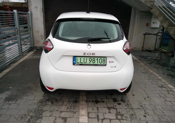 Renault Zoe cena 68800 przebieg: 59800, rok produkcji 2019 z Tuchów małe 56